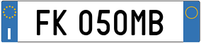 Truck License Plate